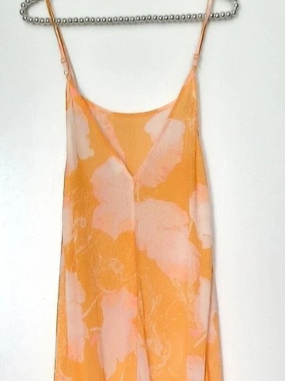 Free People Intimately Make Your Move Maxi Slip Dress Yellow Combo Size XS NWOT - Picture 11 of 13